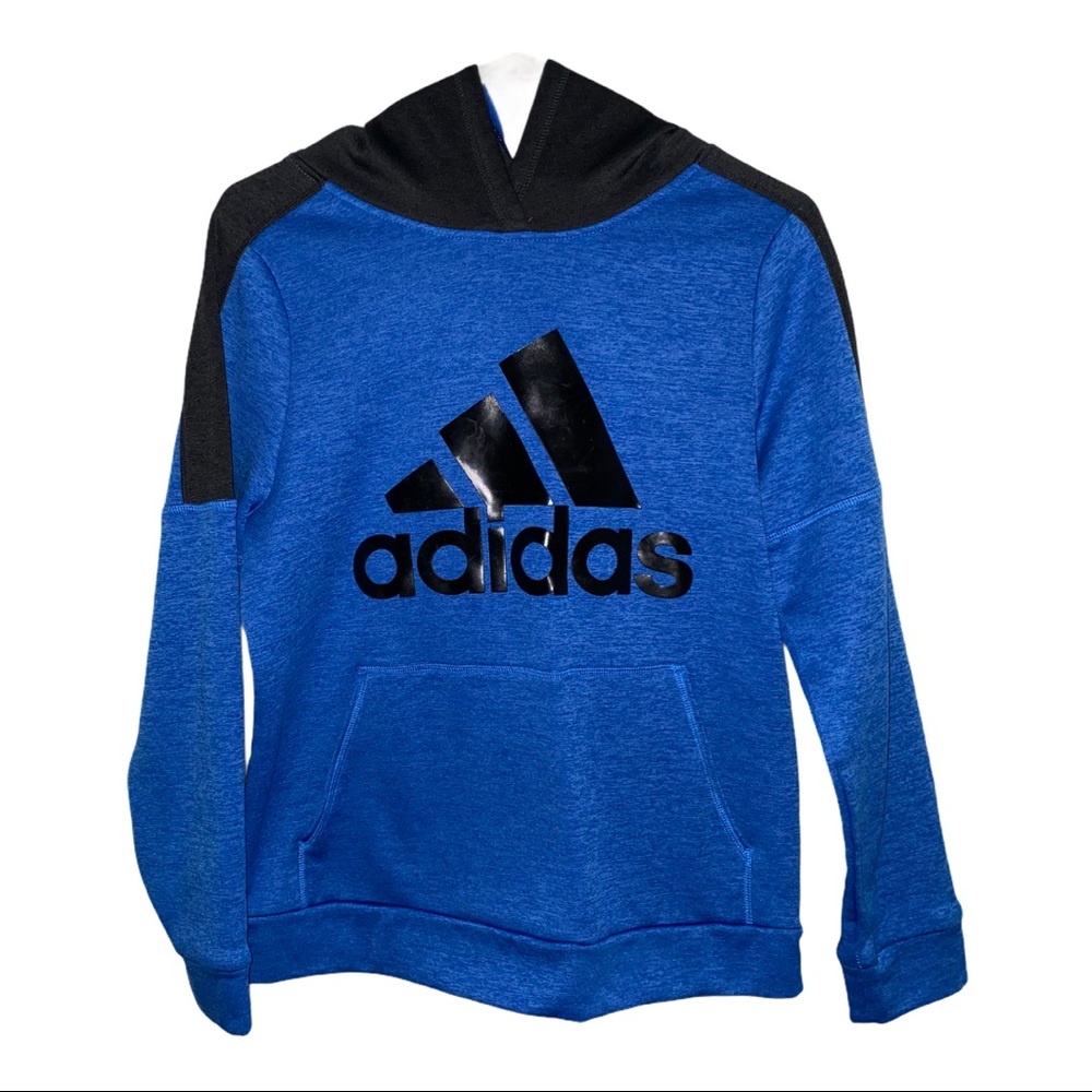 Boys Blue Adidas Hoodie